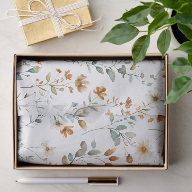 Wildblume Seidenpapier (Geschenk)