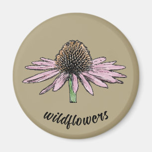 Wildblume Sketch Magnet
