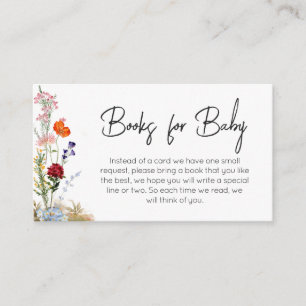 Wildblume Spring Baby in Bloom Books for Baby Begleitkarte