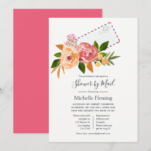Wildblume Spring Bridal oder Baby Dusche per Mail Einladung