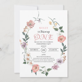 Wildblume Spring feiert Einladung