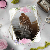 Wildblume Spring Foto Hochzeit speichern das Datum