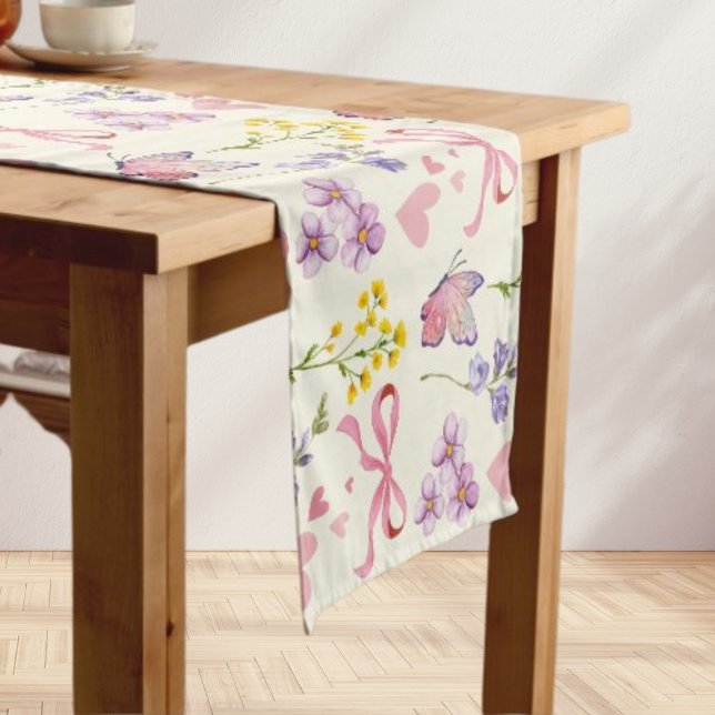 Wildblume Spring Table Runner Kurzer Tischläufer (Von Creator hochgeladen)