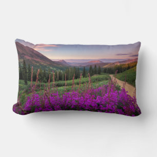 Wildblume Sunrise   Crested Butte, Colorado Lendenkissen