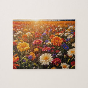 Wildblume Sunrise Puzzle