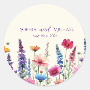 Wildblume Symphony Wedding Stickers