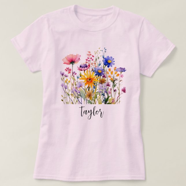 Wildblume T-Shirt (Design vorne)