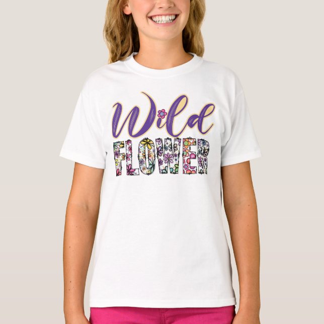 Wildblume T-Shirt (Vorderseite)