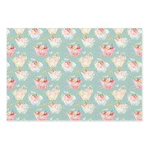 Wildblume Teacup Erdbeerfeld Kinderzimmer