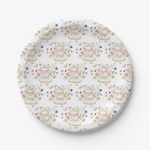 Wildblume Tee Party Brautparty Pappteller