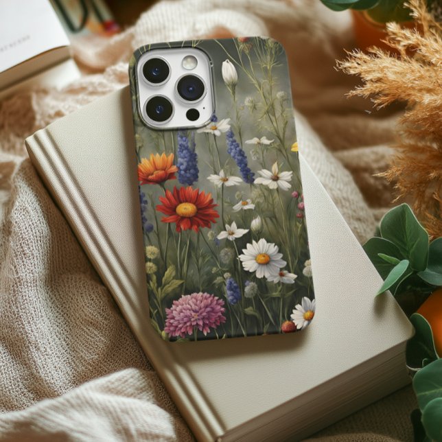 Wildblume Telefongehäuse, Botanisches Geschenk für Case-Mate iPhone Hülle (GIFT FOR MOM, GIFT FOR GIRL, BIRTHDAY GIFT FOR WOMEN, CHRISTMAS GIFT FOR WOMEN, GRADUATION GIFT)
