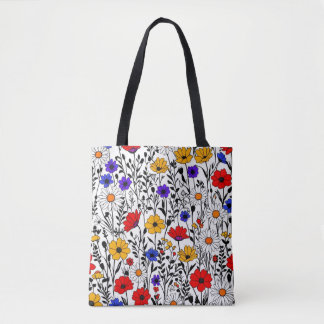 Wildblume Tote Bag