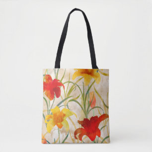 Wildblume Tulpe Blume Muster in Wasserfarbe