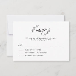 Wildblume UAWG RSVP Karte