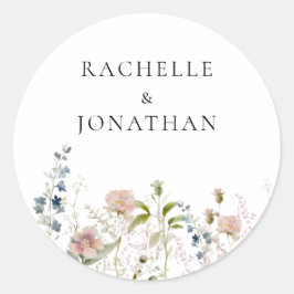 Wildblume-Umschlag Aufkleber