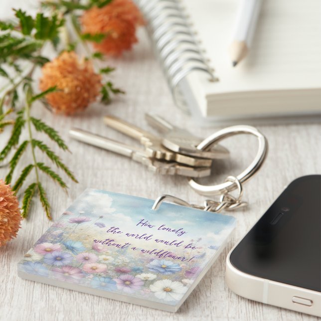 Wildblume und Angebot Schlüsselanhänger (Vorderseite rechts)