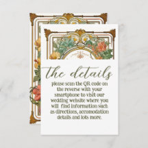 Wildblume Viktorianische Verzierte Grenzhochzeit