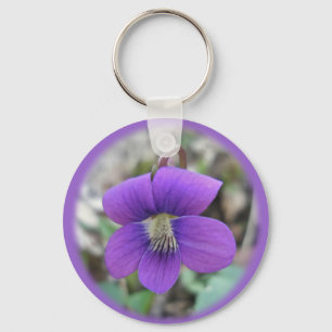 Wildblume von Violetten Schlüsselanhänger