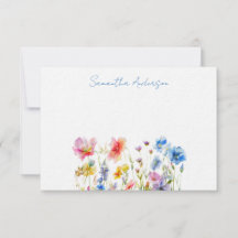 Wildblume Wasser Personalisiert