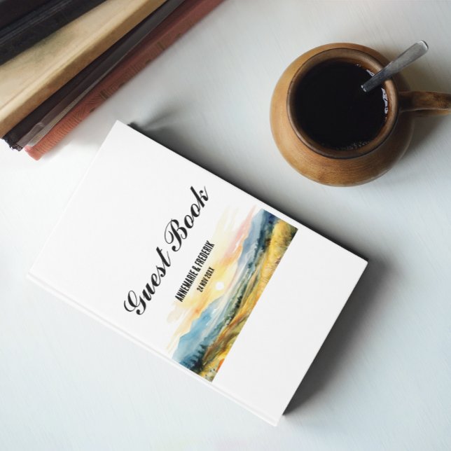 Wildblume Wasserfarbe Sonntag Gästebuch (Von Creator hochgeladen)