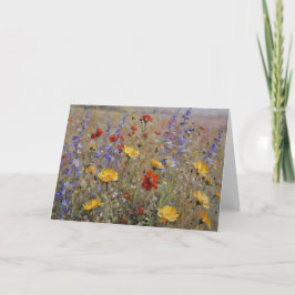 Wildblume Wasserfarbenstrahler individuell einstel Karte