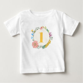 Wildblume Watercolor Baby T-shirt