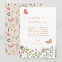 Wildblume Watercolor Geburtstag Vielen Dank