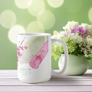 Wildblume Wedding Bridesmaid Fuchsia ID954 Kaffeetasse