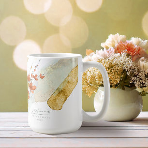 Wildblume Wedding Bridesmaid Gold ID954 Kaffeetasse