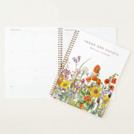Wildblume Wedding Planner - Personalisiertes Noteb Planer
