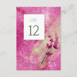 Wildblume Wedding Texture Table No. Fsia ID95 Einladung