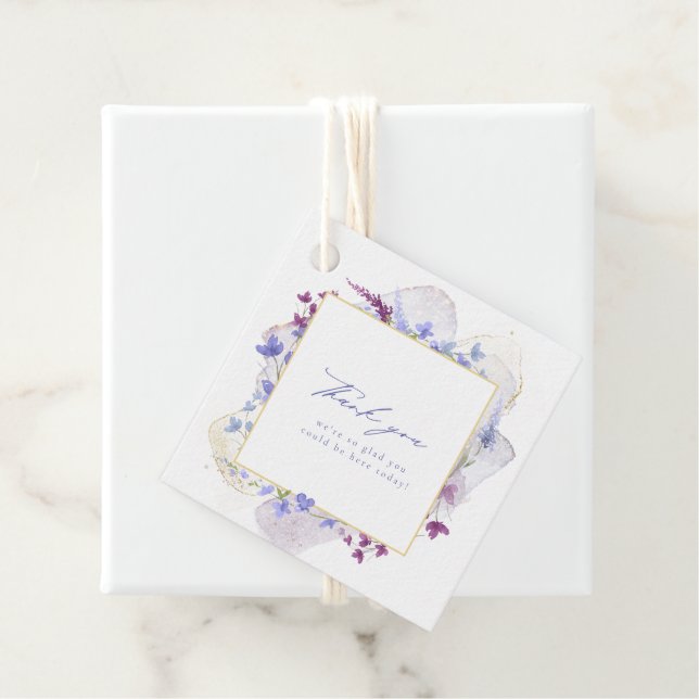 Wildblume Wedding Wassercolor Frame Peri ID954 Geschenkanhänger (Beispiel)