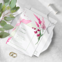 Wildblume Wedding Watercolor Fuchsia ID954