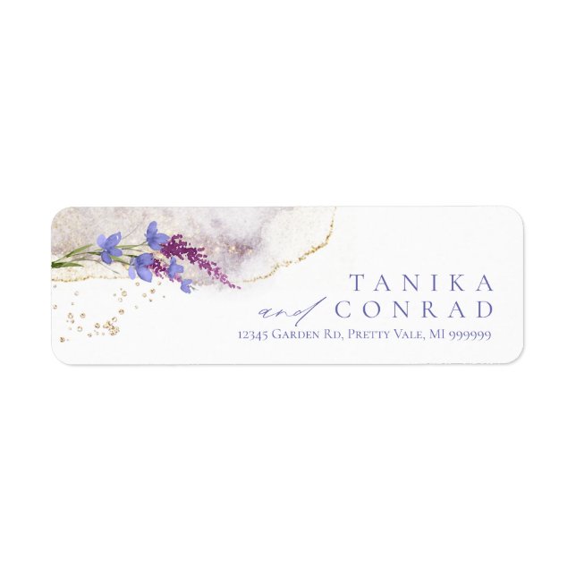 Wildblume Wedding Watercolor Peri ID954 (Vorne)