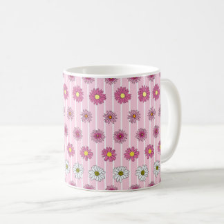 Wildblume Whimsy pink und White Daisies Kaffeetasse