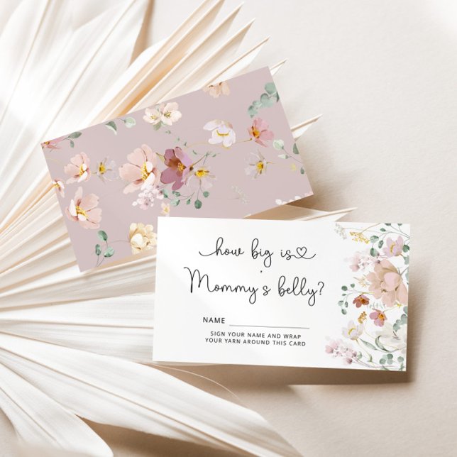 Wildblume, wie groß die Bauchschutzkarte von Mama  Begleitkarte (Von Creator hochgeladen)