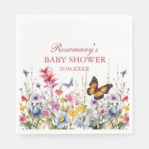 Wildblume-Wiese Serviette
