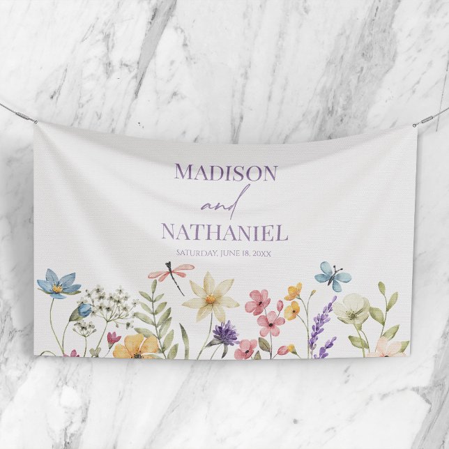 Wildblume Wild Blume Blumengarten Hochzeit Banner (Von Creator hochgeladen)