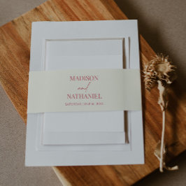 Wildblume Wild Blume Blumengarten Hochzeit Einladungsbanderole