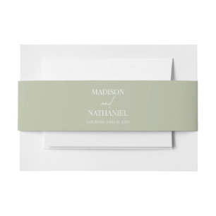 Wildblume Wild Blume Blumengarten Hochzeit Einladungsbanderole