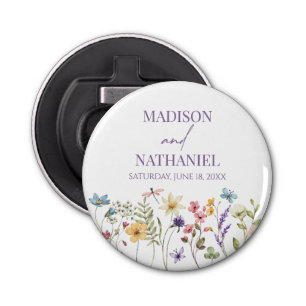 Wildblume Wild Blume Blumengarten Hochzeit Flaschenöffner