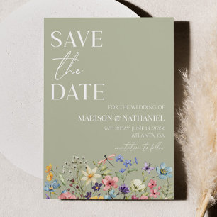 Wildblume Wild Blume Blumengarten Hochzeit Save The Date
