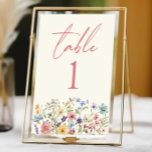 Wildblume Wild Blume Blumengarten Hochzeit Tischnummer<br><div class="desc">Dies ist eine Wildblume Wild Blume Blumengarten Hochzeit Tischnummer!</div>