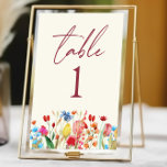 Wildblume Wild Blume Blumengarten Hochzeit Tischnummer<br><div class="desc">Dies ist eine Wildblume Wild Blume Blumengarten Hochzeit Tischnummer!</div>