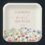 Wildblume Wild Blume Blumenstrauß Brautparty Pappteller<br><div class="desc">Dies ist eine Wildblume Wild Blume Floral Brautparty Paper Teller!</div>