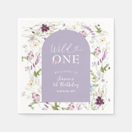 Wildblume Wild ONE Butterfly Garden Party Paper Serviette