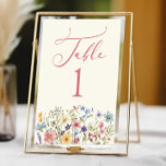 Wildblume Wilde Blume Blumengarten Party Tischnummer<br><div class="desc">Dies ist eine Wildblume Wild Blume Blumengarten Party Tischnummer!</div>