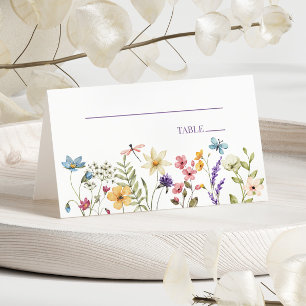 Wildblume Wilde Blume Blumenhochzeit Platzkarte