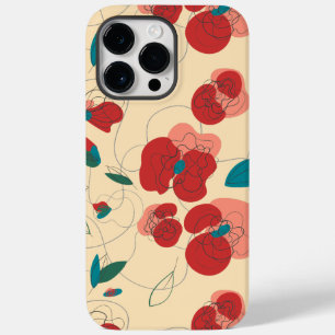Wildblume Wonderland Stilisierte Blume Case-Mate iPhone 14 Pro Max Hülle