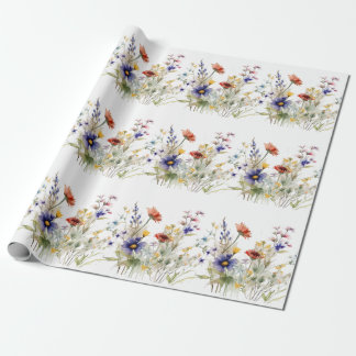 Wildblume Wrapping Paper Geschenkpapier
